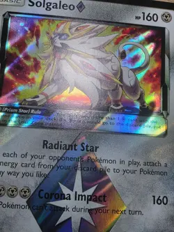 MP Pokemon TCG Solgaleo Prism Ultra Prism 89/156 Holo Rare - Image 4