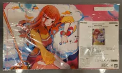 ONE PIECE TCG PLAYMAT BANDAI CARD GAMES FEST 24-25 EDITION W/ NAMI & ZEUS PROMO - Image 1