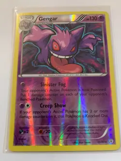 2016 POKEMON GENERATIONS REVERSE HOLO GENGAR 35/83 - Image 1