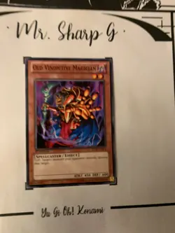 OLD VINDICTIVE MAGICIAN - 1st EDITION YSYR-EN014 ENGLISH Yu-Gi-Oh! CARD COMMON - Image 2