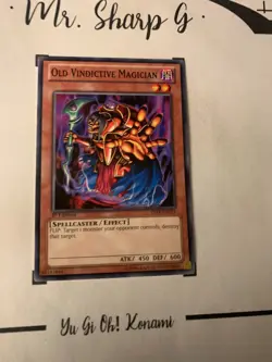 OLD VINDICTIVE MAGICIAN - 1st EDITION YSYR-EN014 ENGLISH Yu-Gi-Oh! CARD COMMON - Image 4