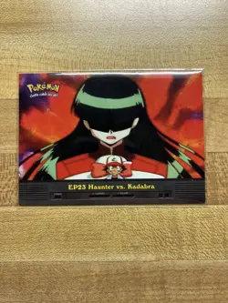 2000 Topps Pokemon TV Animation Edition Series 2 #EP23 Haunter vs. Kadabra - Image 1
