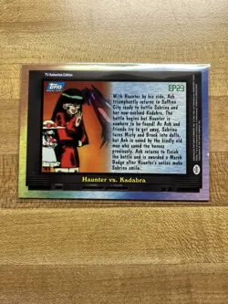 2000 Topps Pokemon TV Animation Edition Series 2 #EP23 Haunter vs. Kadabra - Image 2
