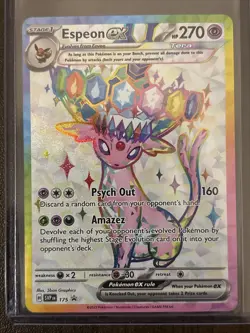 Pokemon TCG - Espeon EX 175 Promo - Prismatic Evolutions - Image 1