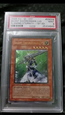 Yugioh PSA 9 Silent Swordsman LV5 Ultimate 1st Edition FET-EN008 - Image 2