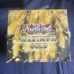YuGiOh Maximum Gold Sealed Display Box (5 mini Boxes) 4 Packs Per Mini Box - Image 1