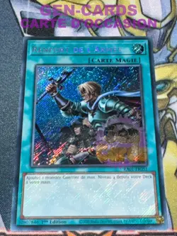 CARTE Yu Gi Oh RENFORT DE L'ARMEE RA01-FR051 SECRET RARE 1ere edition - Image 1