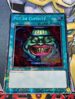 CARTE Yu Gi Oh POT DE CUPIDITE MP25-FR050 1ere edition - Image 1