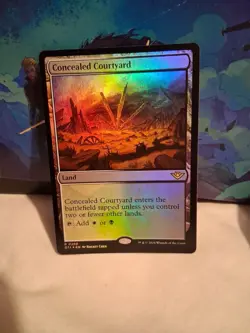 MTG Outlaws of Thunder Junction - Concealed Courtyard *FOIL* NM - Image 1