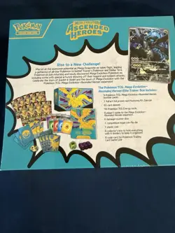 Pokemon TCG Mega Evolution Ascended Heroes ETB Sealed New Elite Box - Image 2