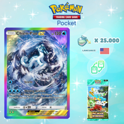 Pokemon TCG Pocket - Chien-Pao ex Rainbow Card (English) - Image 1