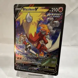 Pokemon Blaziken V Ultra Rare Holo 210 HP TG14/TG30 Silver Tempest English - Image 1