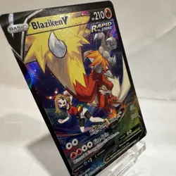 Pokemon Blaziken V Ultra Rare Holo 210 HP TG14/TG30 Silver Tempest English - Image 2