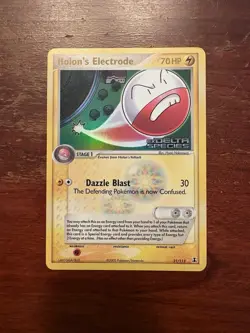 Pokemon TCG Holon's Electrode 21/113 Delta Species Holo STAMPED - Image 1