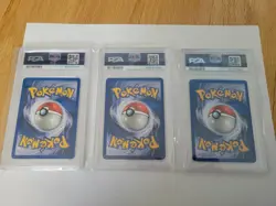 Hitmonchan Pidgeot Clefable BASE Holo 2000 Pokemon - Image 2