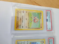 Hitmonchan Pidgeot Clefable BASE Holo 2000 Pokemon - Image 3