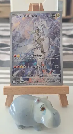 TCG Pokemon N's RESHIRAM - Journey Together 167/159 (Illustration Rare) - NM - Image 1