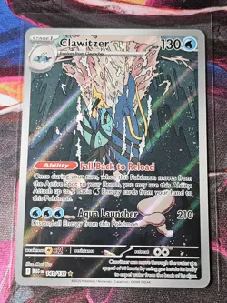 Pokemon Clawitzer 141/132 Me01: Mega Evolution Illustration Rare Holo - Image 1