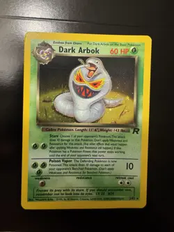 Pokemon TCG Dark Arbok 2/82 Team Rocket Holo Rare Stage 1 60 HP Unlimited - Image 1