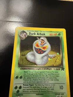 Pokemon TCG Dark Arbok 2/82 Team Rocket Holo Rare Stage 1 60 HP Unlimited - Image 2