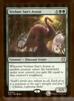 MTG - LCC #213 Verdant Sun's Avatar - Image 1