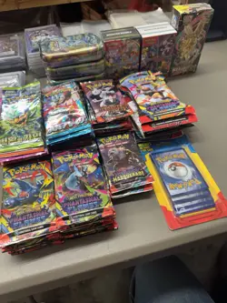 HUGE Pokemon Sealed Lot – 100+ Packs, Mini Tins, Booster Bundles Factory Sealed! - Image 1