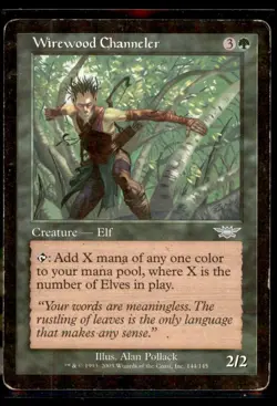 MTG - Legions #144 Wirewood Channeler - Image 1