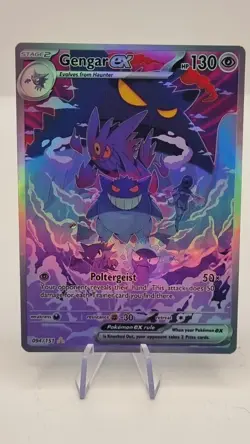 gengar Pokemon TCG holo ( Fan Art) holo Crd1504 - Image 1