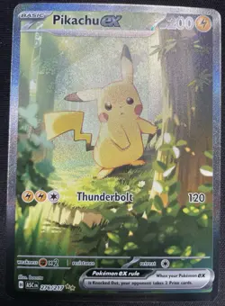 Pokemon Forest Pikachu ex 276/217 Ascended Heroes SIR English - New Raw Copy - Image 1