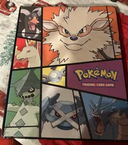 2006 9 Pocket Ultra Pro Pokemon Binder Arcanine And Others. (Binder only) - Image 1