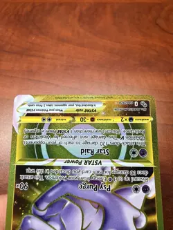 Pokemon TCG Mewtwo VSTAR Pokemon GO 086/078 Holo Secret Rare - Image 2