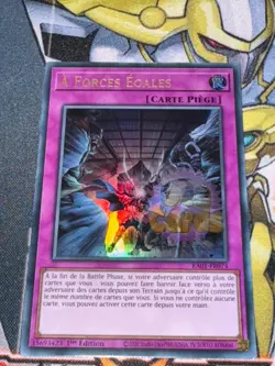 CARTE Yu Gi Oh A FORCES EGALES RA01-FR074 ULTRA RARE 1ere edition - Image 1