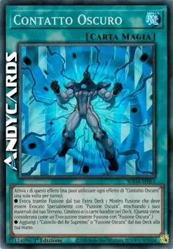 CONTATTO OSCURO • (Dark Contact) • Super R • SUDA IT051 • 1Ed • Yugioh ANDYCARDS - Image 1