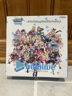 Weiss Schwarz Hololive Production Vol 1 1st Edition Sealed Booster Box English - Image 1