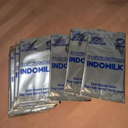 20 Sealed Pokemon Promo Card Packs Collectible Indomilk Promo Card Indonesian - Image 2