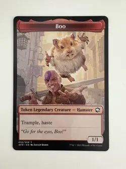 Boo Token MTG Magic the Gathering Card NM Near Mint AFR - Image 1