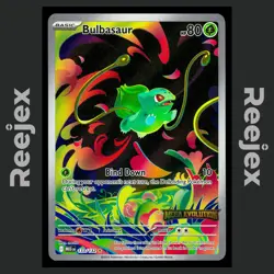 Bulbasaur - 133/132 - Stamped Promo - Mega Evolution - Pokemon Card - NM/M - Image 1