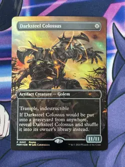 MTG - 1x Darksteel Colossus Foil Unique And Miscellaneous Promos NM - Image 1