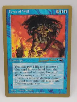 MTG Force of Will Gold Border 1997 World Championship Seattle Not Tournament... - Image 1
