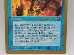 MTG Force of Will Gold Border 1997 World Championship Seattle Not Tournament... - Image 3