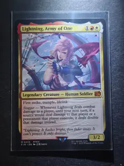 Lightning, Army of One 0233 Final Fantasy NM *NON-FOIL* - Image 1