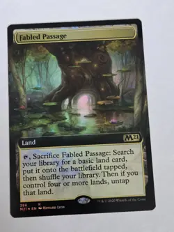 Fabled Passage FOIL (Extended Art) X1 M21 MTG Core Set 2021 - Image 1