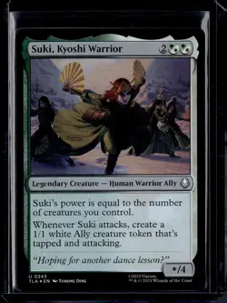 Suki, Kyoshi Warrior - 243 - Foil - TLA - NM - MTG Magic the Gathering - Image 1