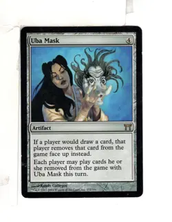 MTG SkeenAB Uba Mask from Champions of Kamigawa. MP. - Image 1