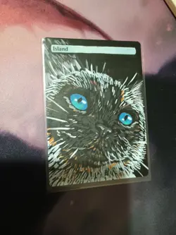 MTG hand Painted Alter Island Cat - Image 1