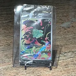 Pokemon Bulbasaur Stamped Promo Card 133/132 Mega Evolution (SEALED) - Image 1
