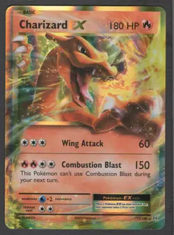 Charizard Ex 12/108 Holo NM Pokemon Card HQ Scan - Image 1