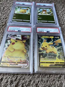 2021 Pokemon JPN. Pikachu 25th Anniversary-Golden Box AND Raichu PSA 10 - Image 3