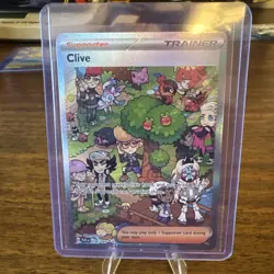 Clive 236/091 Special Illustration Rare Paldean Fates Pokemon TCG Full Art NM - Image 2