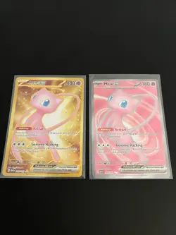 Pokemon TCG Mew ex 205/165 + 193/165 Sv: Scarlet & Violet 151 Ultra Rare NM - Image 1